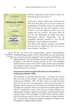 Bild der Seite - 154 - in Ernst Fuchs (1851-1930) - und die Weltgeltung der Wiener Ophthalmologischen Schule um 1900