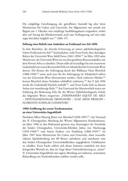 Image of the Page - 240 - in Ernst Fuchs (1851-1930) - und die Weltgeltung der Wiener Ophthalmologischen Schule um 1900