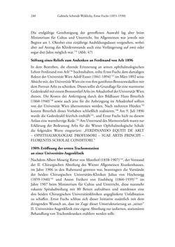 Image of the Page - 240 - in Ernst Fuchs (1851-1930) - und die Weltgeltung der Wiener Ophthalmologischen Schule um 1900