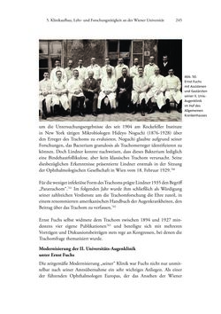 Image of the Page - 245 - in Ernst Fuchs (1851-1930) - und die Weltgeltung der Wiener Ophthalmologischen Schule um 1900
