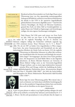 Bild der Seite - 274 - in Ernst Fuchs (1851-1930) - und die Weltgeltung der Wiener Ophthalmologischen Schule um 1900