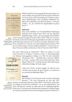 Image of the Page - 280 - in Ernst Fuchs (1851-1930) - und die Weltgeltung der Wiener Ophthalmologischen Schule um 1900