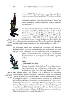 Image of the Page - 298 - in Ernst Fuchs (1851-1930) - und die Weltgeltung der Wiener Ophthalmologischen Schule um 1900