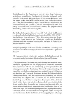 Image of the Page - 354 - in Ernst Fuchs (1851-1930) - und die Weltgeltung der Wiener Ophthalmologischen Schule um 1900