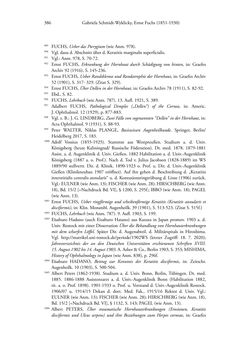 Bild der Seite - 386 - in Ernst Fuchs (1851-1930) - und die Weltgeltung der Wiener Ophthalmologischen Schule um 1900