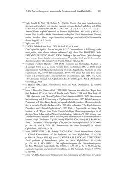 Bild der Seite - 393 - in Ernst Fuchs (1851-1930) - und die Weltgeltung der Wiener Ophthalmologischen Schule um 1900