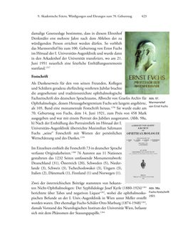 Image of the Page - 423 - in Ernst Fuchs (1851-1930) - und die Weltgeltung der Wiener Ophthalmologischen Schule um 1900