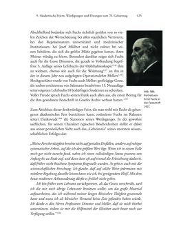 Bild der Seite - 425 - in Ernst Fuchs (1851-1930) - und die Weltgeltung der Wiener Ophthalmologischen Schule um 1900