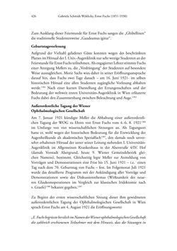 Bild der Seite - 426 - in Ernst Fuchs (1851-1930) - und die Weltgeltung der Wiener Ophthalmologischen Schule um 1900