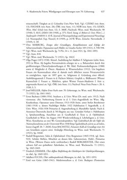 Image of the Page - 437 - in Ernst Fuchs (1851-1930) - und die Weltgeltung der Wiener Ophthalmologischen Schule um 1900