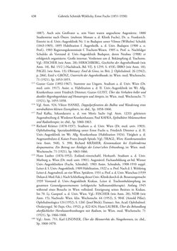 Image of the Page - 438 - in Ernst Fuchs (1851-1930) - und die Weltgeltung der Wiener Ophthalmologischen Schule um 1900