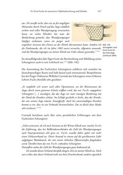 Image of the Page - 457 - in Ernst Fuchs (1851-1930) - und die Weltgeltung der Wiener Ophthalmologischen Schule um 1900