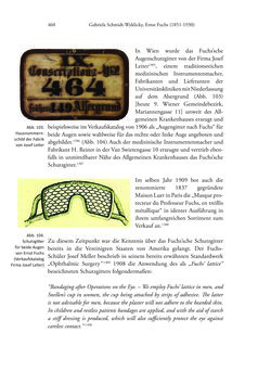 Image of the Page - 460 - in Ernst Fuchs (1851-1930) - und die Weltgeltung der Wiener Ophthalmologischen Schule um 1900