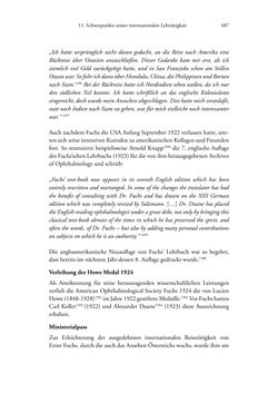 Bild der Seite - 487 - in Ernst Fuchs (1851-1930) - und die Weltgeltung der Wiener Ophthalmologischen Schule um 1900