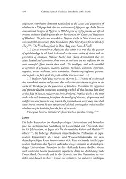 Bild der Seite - 494 - in Ernst Fuchs (1851-1930) - und die Weltgeltung der Wiener Ophthalmologischen Schule um 1900