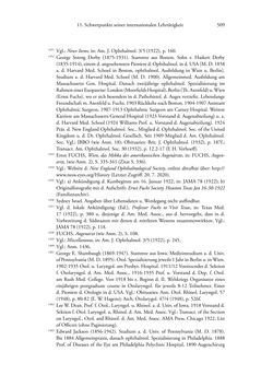 Image of the Page - 509 - in Ernst Fuchs (1851-1930) - und die Weltgeltung der Wiener Ophthalmologischen Schule um 1900