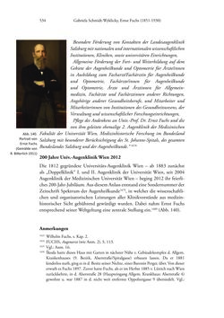 Image of the Page - 534 - in Ernst Fuchs (1851-1930) - und die Weltgeltung der Wiener Ophthalmologischen Schule um 1900