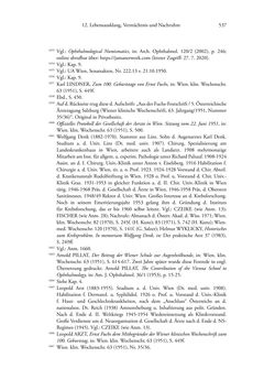 Bild der Seite - 537 - in Ernst Fuchs (1851-1930) - und die Weltgeltung der Wiener Ophthalmologischen Schule um 1900