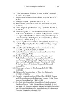 Image of the Page - 559 - in Ernst Fuchs (1851-1930) - und die Weltgeltung der Wiener Ophthalmologischen Schule um 1900