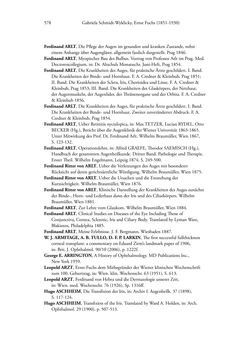 Image of the Page - 578 - in Ernst Fuchs (1851-1930) - und die Weltgeltung der Wiener Ophthalmologischen Schule um 1900