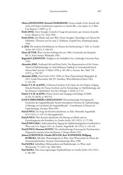 Image of the Page - 607 - in Ernst Fuchs (1851-1930) - und die Weltgeltung der Wiener Ophthalmologischen Schule um 1900