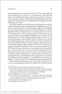 Image of the Page - 23 - in Ernst Lothar - Schriftsteller, Kritiker, Theaterschaffender