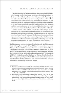 Image of the Page - 74 - in Ernst Lothar - Schriftsteller, Kritiker, Theaterschaffender
