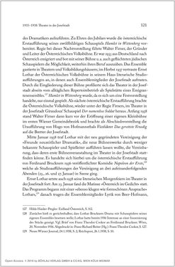 Image of the Page - 121 - in Ernst Lothar - Schriftsteller, Kritiker, Theaterschaffender