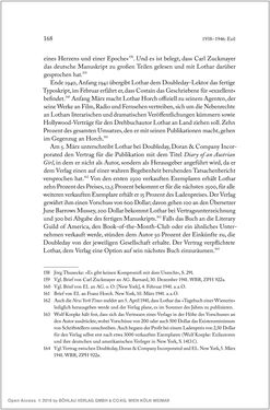 Image of the Page - 168 - in Ernst Lothar - Schriftsteller, Kritiker, Theaterschaffender