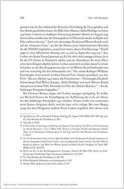 Image of the Page - 246 - in Ernst Lothar - Schriftsteller, Kritiker, Theaterschaffender