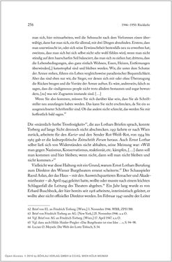 Image of the Page - 256 - in Ernst Lothar - Schriftsteller, Kritiker, Theaterschaffender