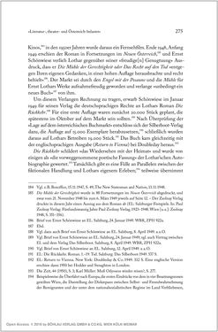 Bild der Seite - 275 - in Ernst Lothar - Schriftsteller, Kritiker, Theaterschaffender