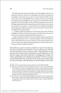 Image of the Page - 282 - in Ernst Lothar - Schriftsteller, Kritiker, Theaterschaffender