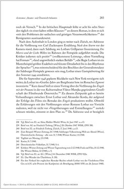 Image of the Page - 283 - in Ernst Lothar - Schriftsteller, Kritiker, Theaterschaffender