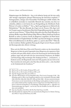 Image of the Page - 285 - in Ernst Lothar - Schriftsteller, Kritiker, Theaterschaffender