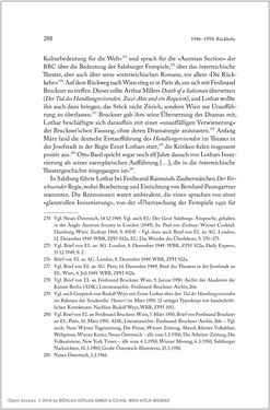 Image of the Page - 288 - in Ernst Lothar - Schriftsteller, Kritiker, Theaterschaffender