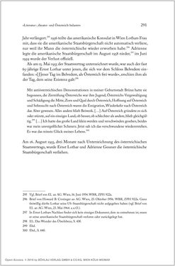 Image of the Page - 291 - in Ernst Lothar - Schriftsteller, Kritiker, Theaterschaffender