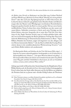 Image of the Page - 318 - in Ernst Lothar - Schriftsteller, Kritiker, Theaterschaffender