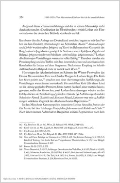 Image of the Page - 324 - in Ernst Lothar - Schriftsteller, Kritiker, Theaterschaffender