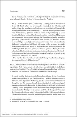 Image of the Page - 345 - in Ernst Lothar - Schriftsteller, Kritiker, Theaterschaffender