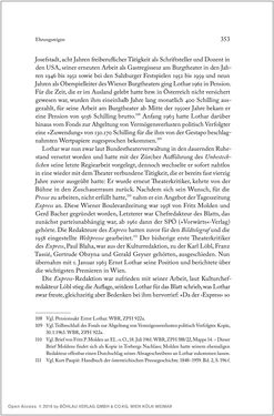 Bild der Seite - 353 - in Ernst Lothar - Schriftsteller, Kritiker, Theaterschaffender