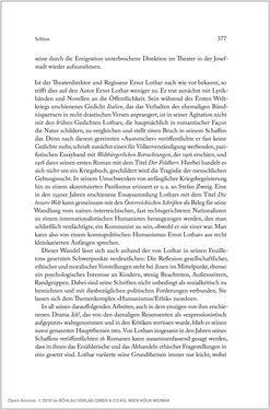 Image of the Page - 377 - in Ernst Lothar - Schriftsteller, Kritiker, Theaterschaffender