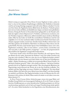 Image of the Page - 21 - in Erica Tietze-Conrat - Tagebücher, Volume I: Der Wiener Vasari (1923–1926)