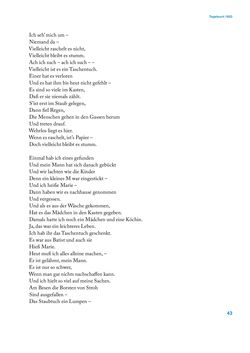 Image of the Page - 43 - in Erica Tietze-Conrat - Tagebücher, Volume I: Der Wiener Vasari (1923–1926)