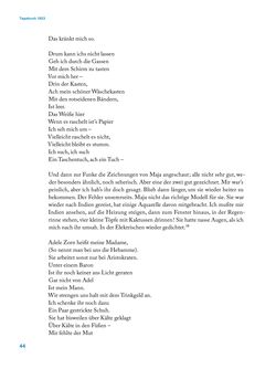 Image of the Page - 44 - in Erica Tietze-Conrat - Tagebücher, Volume I: Der Wiener Vasari (1923–1926)