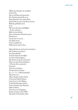 Image of the Page - 47 - in Erica Tietze-Conrat - Tagebücher, Volume I: Der Wiener Vasari (1923–1926)