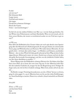 Image of the Page - 55 - in Erica Tietze-Conrat - Tagebücher, Volume I: Der Wiener Vasari (1923–1926)