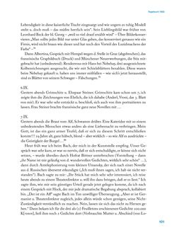 Bild der Seite - 101 - in Erica Tietze-Conrat - Tagebücher, Band I: Der Wiener Vasari (1923–1926)