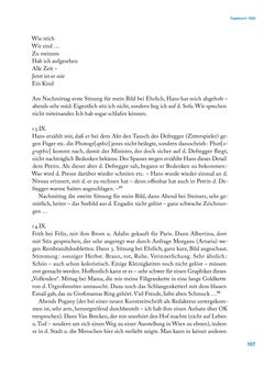 Bild der Seite - 107 - in Erica Tietze-Conrat - Tagebücher, Band I: Der Wiener Vasari (1923–1926)