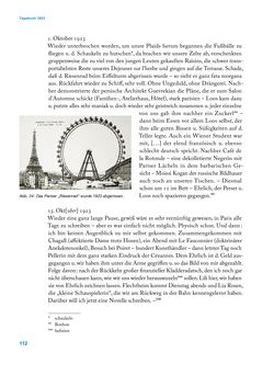 Image of the Page - 112 - in Erica Tietze-Conrat - Tagebücher, Volume I: Der Wiener Vasari (1923–1926)